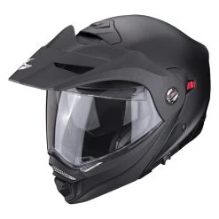 Policarbonato Casco Modulare Scorpion Adx-2 Solid Nero Opaco
