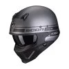 Mentoniera Removibile Casco Scorpion Covert X Tussle Argento Opaco Nero