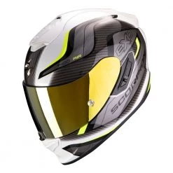 Fibra Casco Scorpion Exo 1400 Air Attune Giallo Bianco