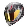 Fibra Casco Scorpion Exo 1400 Air Attune Grigio Rosso