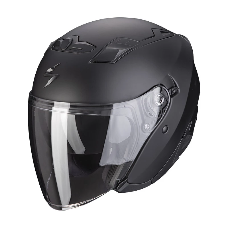 Policarbonato Casco Scorpion Exo 230 Solid Nero Opaco