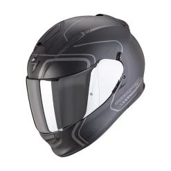 Policarbonato Casco Scorpion Exo 491 West Nero Opaco Argento