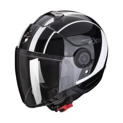 Policarbonato Casco Scorpion Exo City Scoot Nero Bianco
