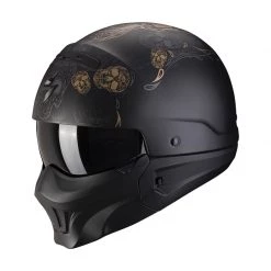 Mentoniera Removibile Casco Scorpion Exo Combat Evo Kalavera Nero Oro