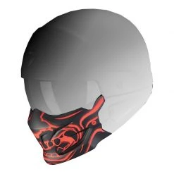 Prese Aria Mentoniera Scorpion Exo-combat Evo Samurai Rosso