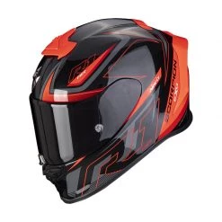 Fibra Casco Scorpion Exo R1 Gaz Nero Rosso