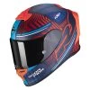 Fibra Casco Scorpion Exo R1 Air Victory Blu Rosso