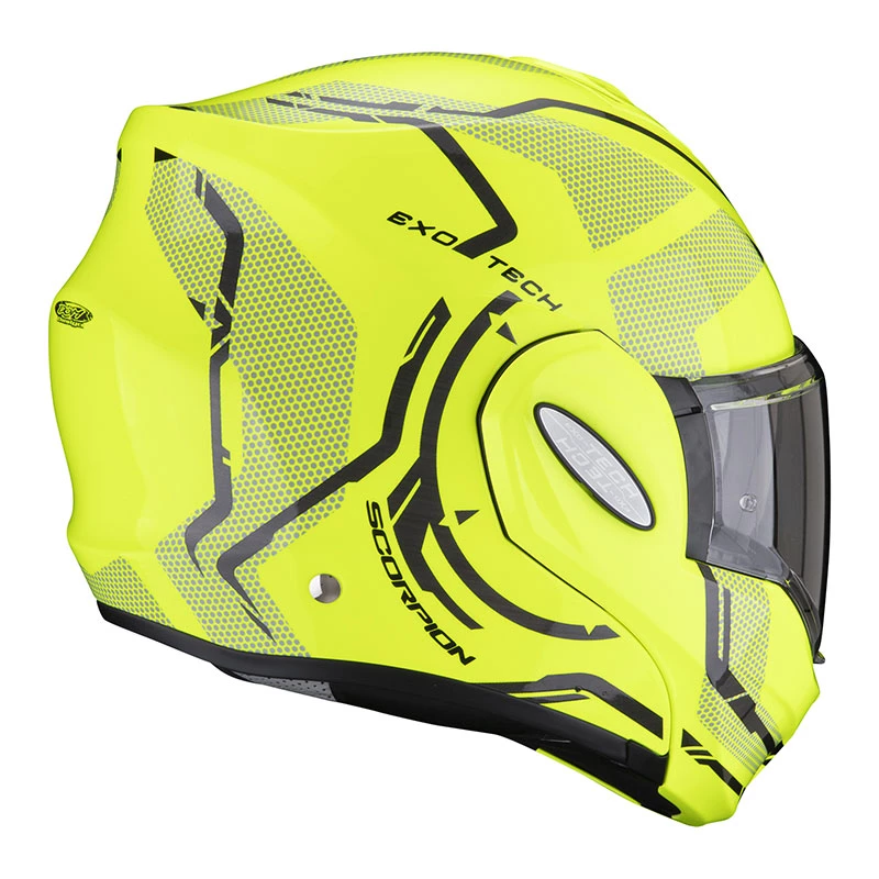 Policarbonato Casco Scorpion Exo Tech Square Giallo - immagine 4